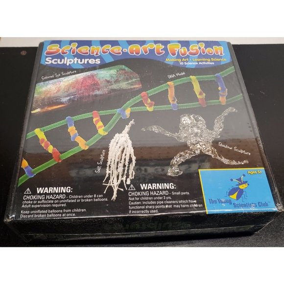 The Young Scientists Club Science - Art Fusion Sculptures Craft box - New - Fact - Picture 1 of 3
